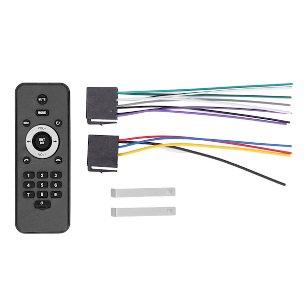 Auton stereot MP3-soitin 12V Bluetooth 5.0 AUX-tulo FM AM -radio Virrankatkaisun muistitoiminto Auton stereot värikkäillä valoilla 80A