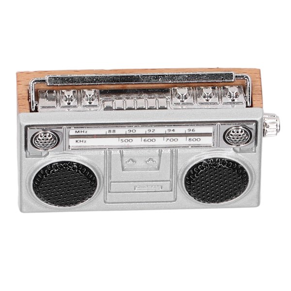 1:12 skala dockhusradio barn simulerad miniatyr retro radiomodell leksakstillbehör dekoration
