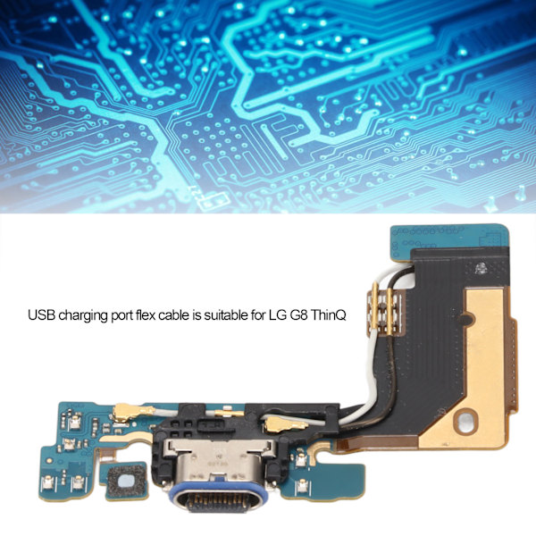 USB-latausportin liitinjohdon joustava kaapelivaihto LG G8 ThinQ:lle, eurooppalainen ja korealainen versio