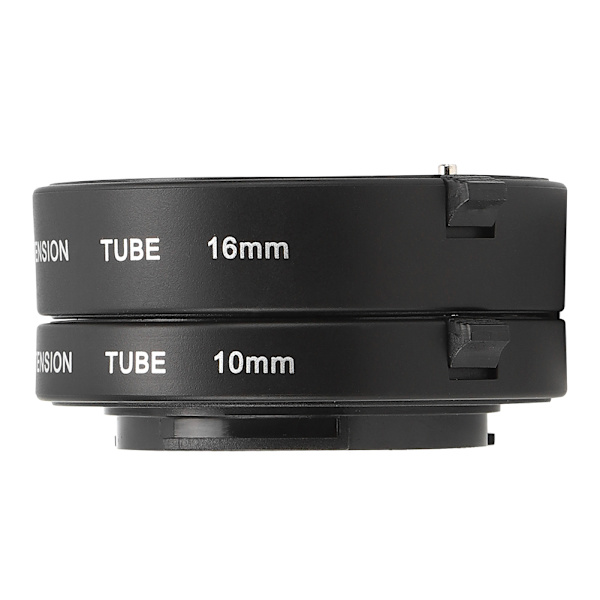 10mm+16mm Makro Adapter Ring Automatisk Fokuseringsforlængerrør til Sony NEX E-Mount Kamera