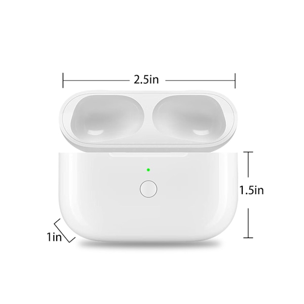 Ørepropper Laderetui for IOS Pro2 Trådløs Ørepropper Laderetui Erstatning for Kablet Lading Eller Trådløs Lading