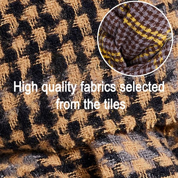 Tartan Plaid Tæppe Chunky Vinter/Efterår Varm Halstørklæde Stor Tartan Halstørklæde