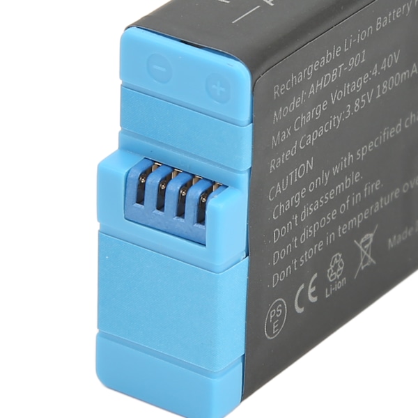 GoPro Hero 9 10 Ersättningsbatteri, Högkapacitets Uppladdningsbart Batteritillbehör för Hero 9 Black, Långvarig Kraft för Dina Äventyr