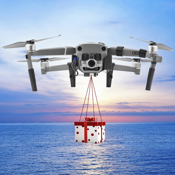 Drone Kaster Kompatibel med DJI Mavic 2 Pro 2 Zoom Drone Tilbehør RC Quadcopter Luftdråbe Enhed til Drone Fiskeri Madding Udgivning Nyttelast Levering
