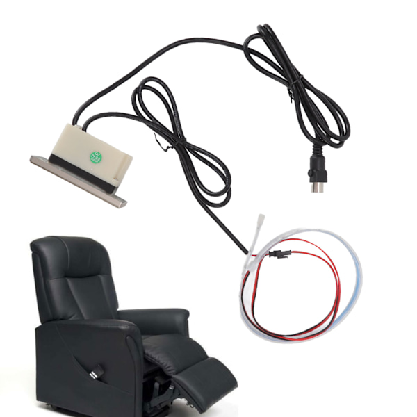 USB-laddningsport Fåtölj, Lättanvänd Dubbelmotor Stolbrytare För Sömlös Kontroll, ABS-material Säkerställer Hållbarhet