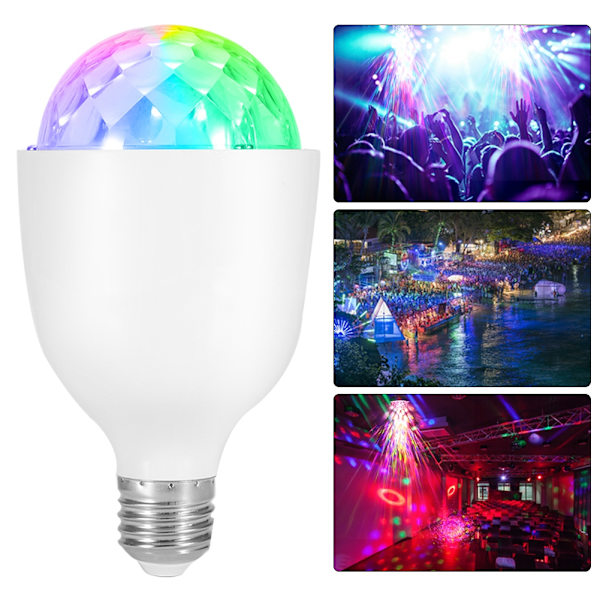 Mini E27 LED RGBW Scenelys Festival Bold Bryllup KTV Dans