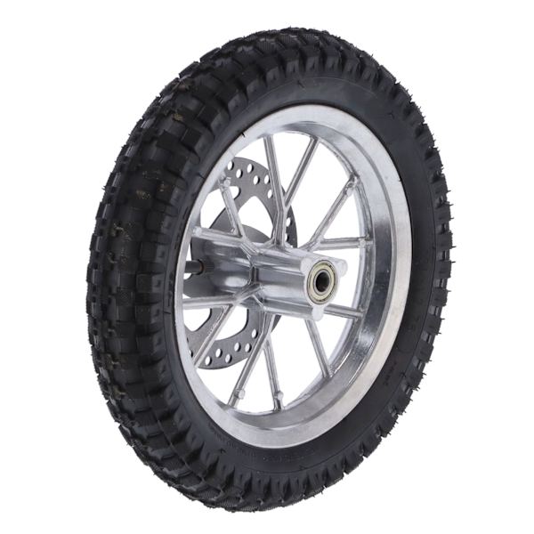 Gummidäck för framhjul 12,5x2,75 tum Skivbroms Kedjehjul Bultar för 47cc 49cc 2-takts Mini Dirt Bike