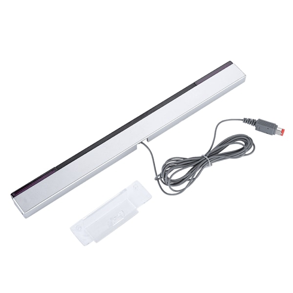 Infrarød IR Signal Ray Sensor Bar Kablet Mottaker & Stativ for Nintendo WII-konsoll