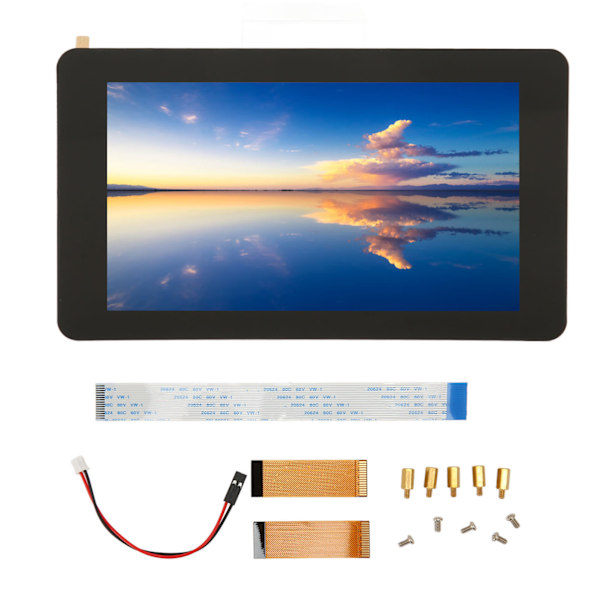 7 tommer DSI LCD-touchskærm 5-punkts touch 800x480 170 graders visningsvinkel IPS-skærm til Core3566 til VisionFive2