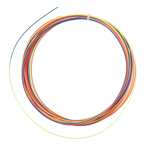 Badmintonsträng 10m/32,8ft 0,70mm/0,03in Flerfärgad Hållbar Ersättning Badminton Racketsträng för Badminton Racket