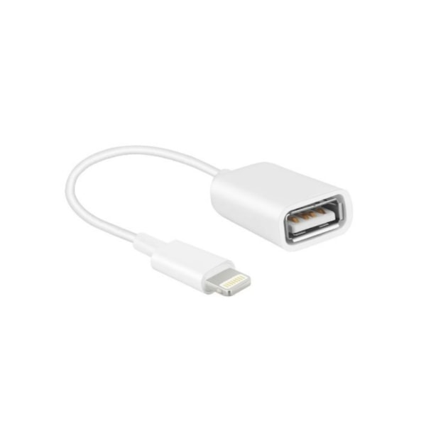 Usb 3.0 Otg Datakabel För Ios-enheter, Mfi-certifierad Med Dubbel Lightning Hörlursuttag För Plug And Play-funktionalitet, Stark Kompatibilitet Med