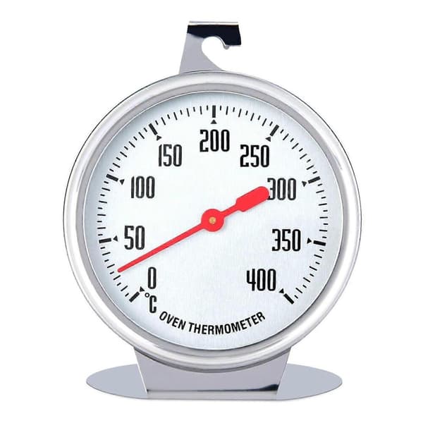 ovnstermometer, kjøkkentermometer, ovnstermometer i rustfritt stål, koketermometer, termometre, ovnstermometer