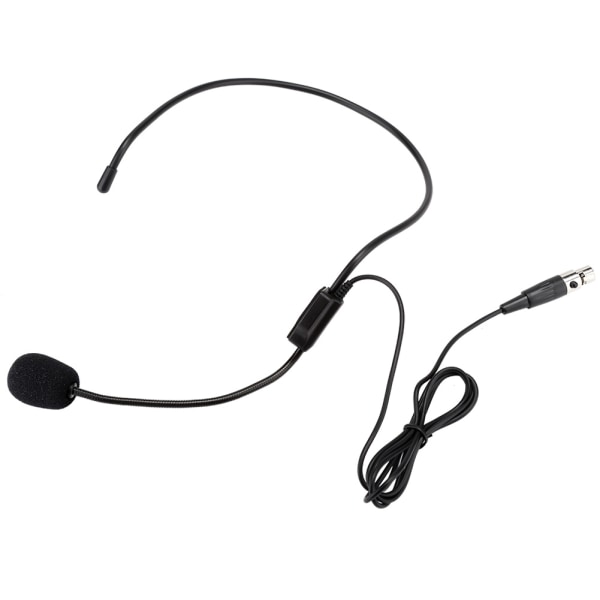 Mini XLR 3-bens TA3F-stik Professionel trådløs hovedbøjle mikrofon headset mikrofon