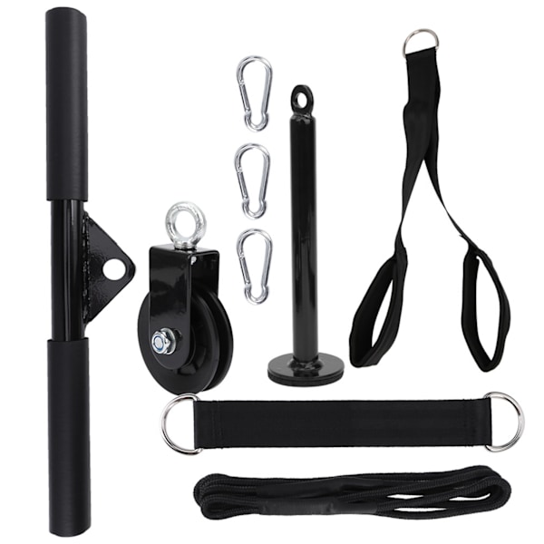 9 stk./sæt DIY fitnessudstyr sæt belastningspin træk triceps træning pulldown remskive