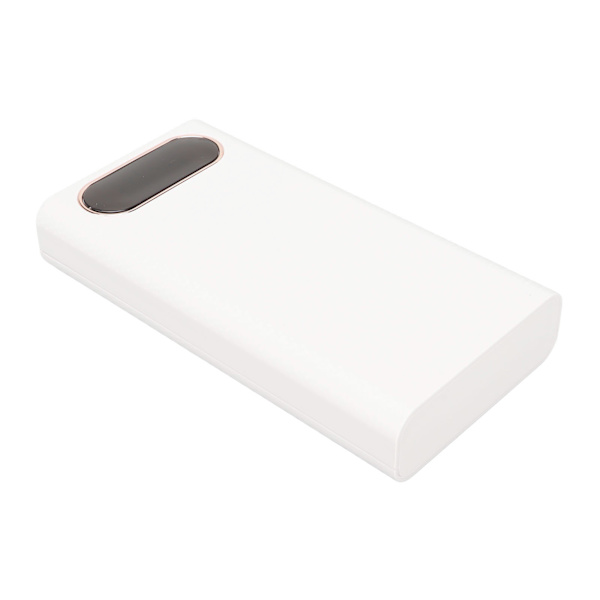 22,5W Hurtigopladning DIY Power Bank Box 6x21700 Batterioplader Ydre Hvid Power Bank Plast Skal
