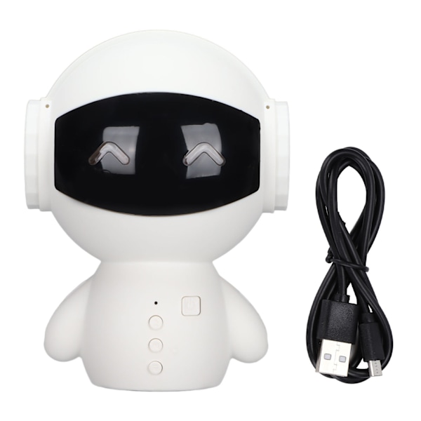 M10 Robot Smart Bluetooth-høyttaler, bærbar mini smart robot-høyttaler, støtte for minnekort-avspilling, AUX-inngang, MP3-avspilling