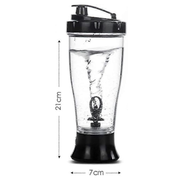 Portabel Blender, Elektrisk Proteinshakerflaska, BPA-fritt Tritan-material, Kraftfull Motor, Läcksäker Design, Uppladdningsbar Vortexmixer för Enkel Användning