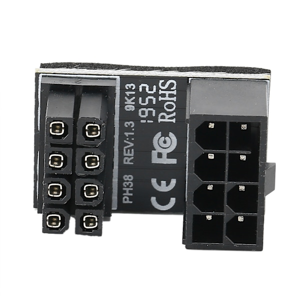 PH38A 6PIN strømstikadapter 180 graders vinklet strømadapter-stik