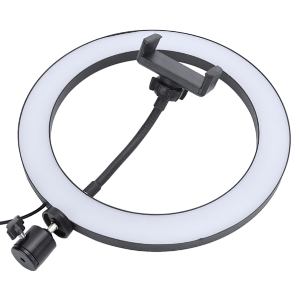 UN‑260 LED-rengaslamppu, kolme väriä, portaaton himmennys, kaaren muotoinen täyttövalo, 26 cm, 26 W