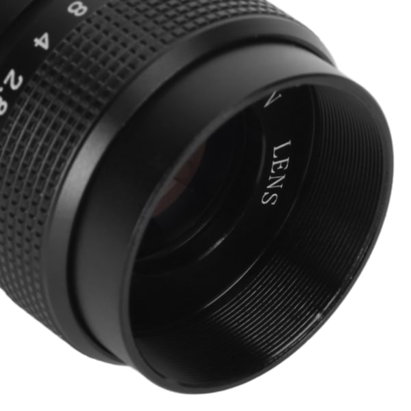 25mm F1.4 CCTV-objektiv - Klar og effektiv lysledning - C-feste kameraobjektiv for bar, butikk, parkering, hus, lager