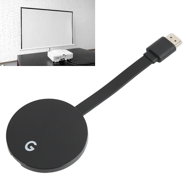 Trådløs skjermadapter Skjermspeiling HD 1080P 2.4G WiFi-skjermmottaker for TV-projektor Bilmonitor