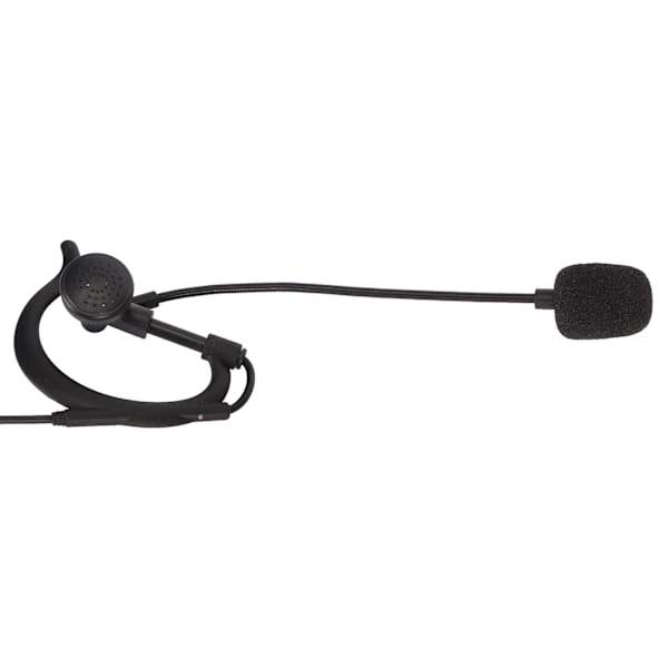 Walkie Talkie Headset med mikrofonstang Avanceret PTT Mikrofon K Hoved Universal Udskiftning til Baofeng