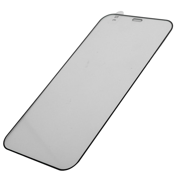 Hærdet glas skærmbeskytter til iPhone 12/12 Pro - Fuld skærm - Høj definition - Sort