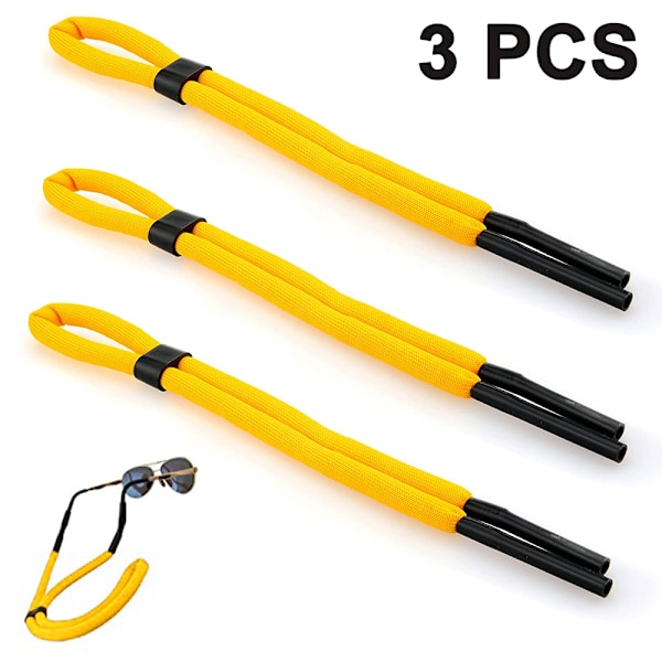 3 Pcs Floating Sunglass Strap Pack Glasses Float Eyewear Retainer for surfing Sailboat Swimming