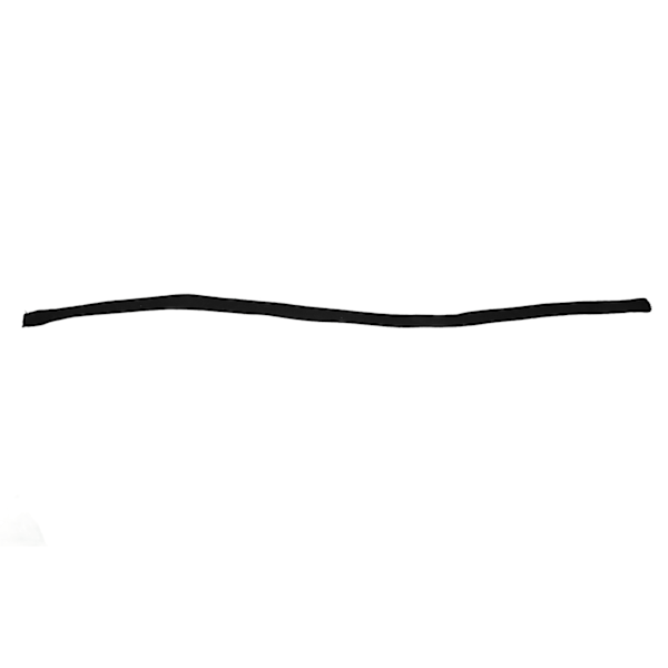 Spiral Lock Hårbånd Bøjbar Lang Dreadlock Hestehale Holder til Tykt Krøllet Hår Ren Sort