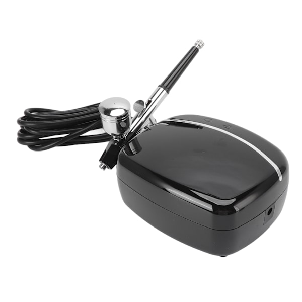 Mini Airbrush Kompressor Kit Fôr Oksygen Airbrush Skjønnhet Luftpumpe Rengjøringssett for Maling Sminke Manikyr 100‑240V