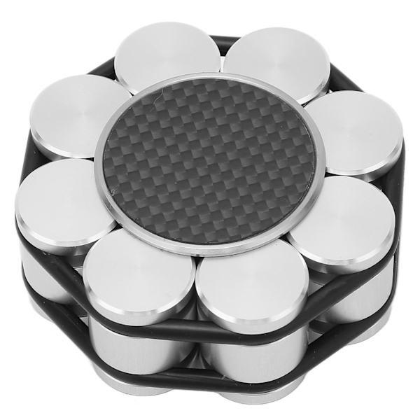 Platetallvektklemme for platespiller, skive-stabilisator med silikonbunn for vibrasjonsdemping