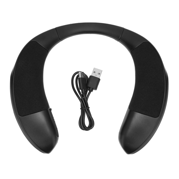 Halsbandshögtalare Multifunktion Hands Free Clear Calls Stereo Sound Bluetooth Trådlös Bärbar Högtalare