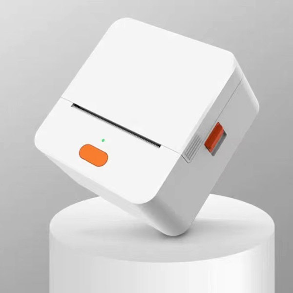 Mini etiketprinter 58mm bærbar stregkodeetiketmaskineprinter Bluetooth blækfri termisk printer til detailhandel stregkodekontor