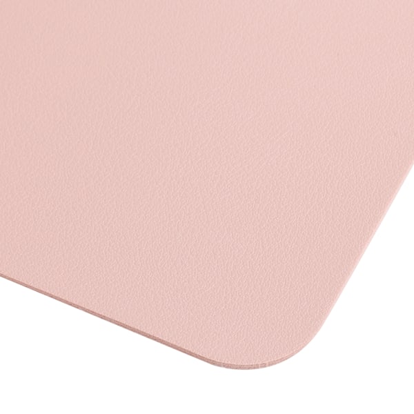 2 stk musematte PVC skinn vanntett skrivebordsmatte pute kontor hjem musebeskytter 27x21cm