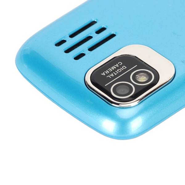 Olåst Senior Mobiltelefon 2G 2.4 Tum HD-Skärm Dubbla Kort 2500mAh Batteri SOS Hög Röst Stor Knapp Mobiltelefon för Äldre Barn 100 till 240V Lätt