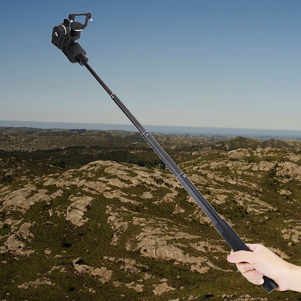 Justerbar förlängningsstång Teleskopisk stång Monopod för Feiyu G5 WG2 SPG Stabilisator