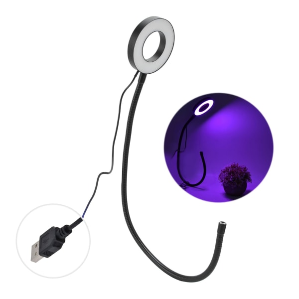 LED växtlampa Full Spectrum Justerbar USB-driven Grow