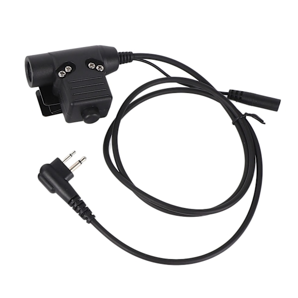 Walkie Talkie Halsmikrofon Headset Øretelefon 7.1mm 2 Vejs Radio U94 PTT Kabel Stikadapter til Motorola CP88 CP100 CP150 CP200