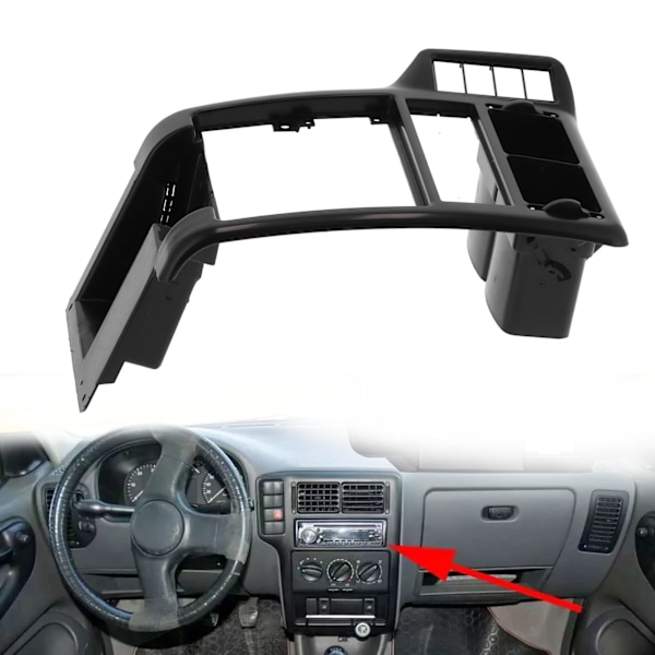 Dash A/C Luftventilationsgaller Center Console Grill 6N1858071A Passar för Seat Ibiza II 2