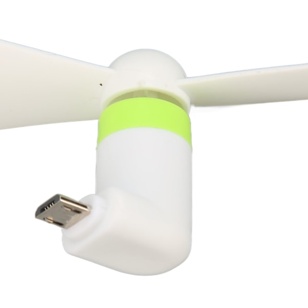 2 stk. Mini Mobiltelefon Blæser 2 i 1 Smartphone Blæser Kompatibel med Micro USB Type C Interfaces Hvid