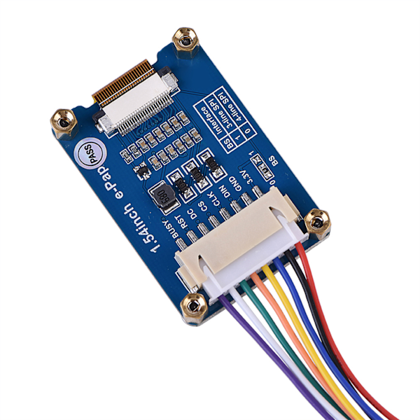 1,54 tuuman e-paper-moduuli (B) 200 x 200 E-musteenäyttö Raspberry Pi:lle