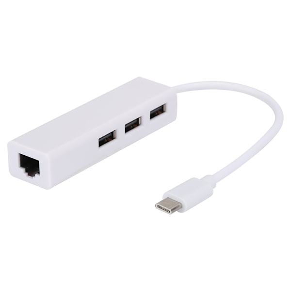 USB 3.1 - RJ45 USB 2.0 -verkkoadapterikaapeli 3A 100W PD TypeC -keskittimeen tiedonsiirtoon