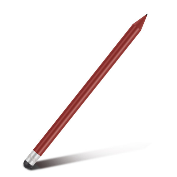 Ersättning Kapacitiv Pekskärm Stylus Penna Blyertspenna för iPhone/ Blackberry/ HTC Röd