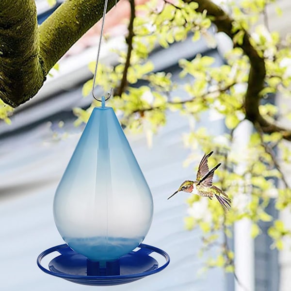 Handgjord Glasmatare för Utomhusbruk, Vattenautomat för Vilda Fåglar Kombinerar Hantverksskicklighet med Hållbar Plast för Funktion och Estetik