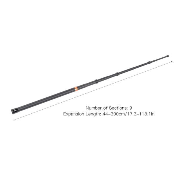 Motion Camera Selfie Stick Sports Camera Teleskopisk Selfie Stick för Insta360 X3 för ONE RS för GO 2 för ONE X2 ONE R ONE X Orange