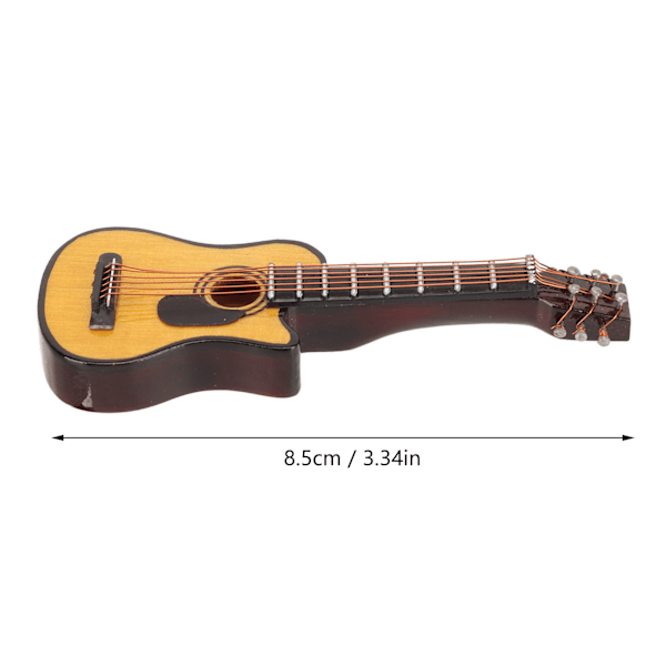 Gitarr Brosch Livslik Fashionabel Harts Miniatyr Musikinstrument Slipstift för Musik Utexaminerade Älskare