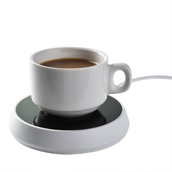 Kaffevärmare & Ljusvärmare som är Perfekt som Gåva, Temperaturkontrollerad Muggvärmare för Skrivbord - Smart Teknik, Lätt att Rengöra, Idealisk för Speciella Tillfällen