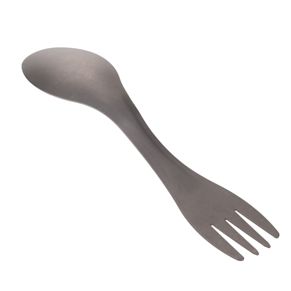 Konvertibel Multifunktionell Spork för Utomhusäventyr, Titanlegering Ultralätt Sandblästringsprocess Bekvämt Grepp Portabel Konvertibel