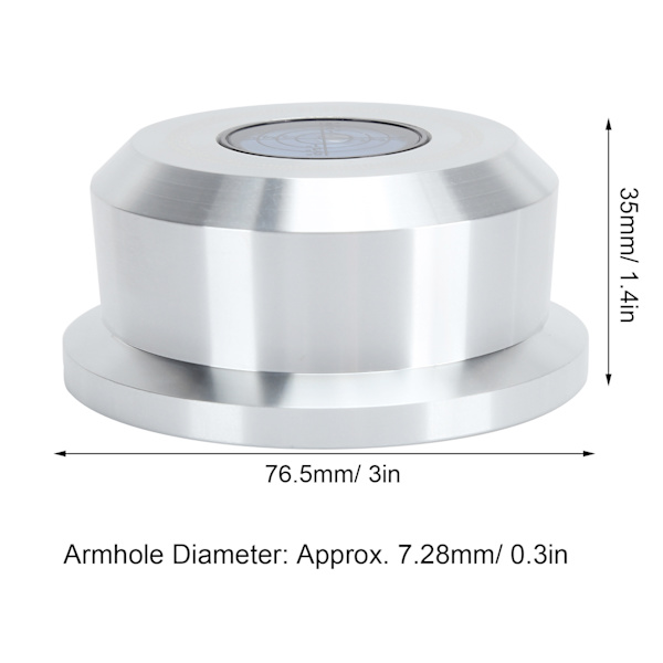 Monosaudio Levyyspainon Stabilointi 60Hz Levy soittimen Levypainon Kiinnitys LP Levysoittimelle RT632S Hopea