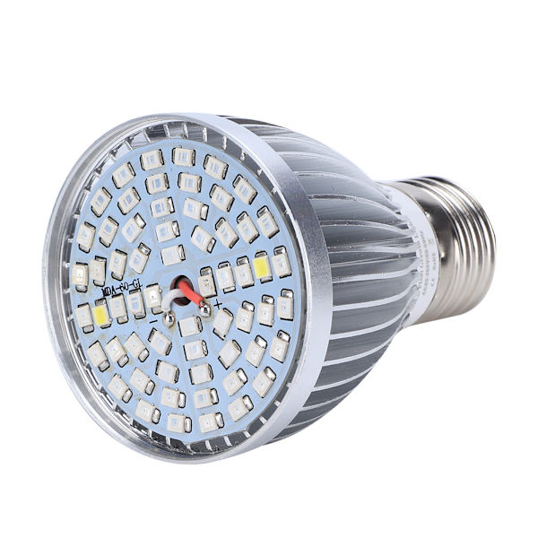 60W 60LED Full Spectrum Plantevekstlampe Pære for Plante Hydroponisk Blomsterplanting Dyrking 85-265V